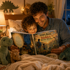 Personalized Dinosaur Adventure Book for Kids – Custom Daddy & Child Storybook