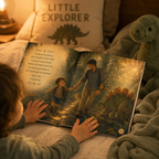 Personalized Dinosaur Adventure Book for Kids – Custom Daddy & Child Storybook
