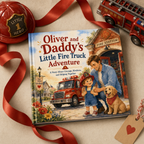 Personalized Fire Truck Adventure Book for Kids – Custom Daddy and Child Storybook