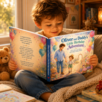 Personalized Birthday Adventure Book for Kids – Custom Daddy and Child Storybook