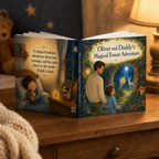 Personalized Magical Forest Adventure Book for Kids – Custom Daddy & Child Storybook