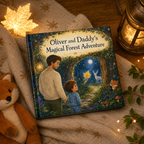 Personalized Magical Forest Adventure Book for Kids – Custom Daddy & Child Storybook