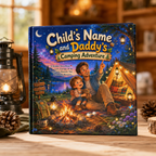 Personalized Camping Adventure Book for Kids – Custom Daddy & Child Storybook