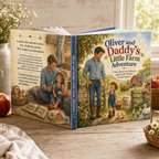Personalized Farm Adventure Book for Kids – Custom Daddy and Child Storybook