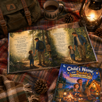 Personalized Camping Adventure Book for Kids – Custom Daddy & Child Storybook