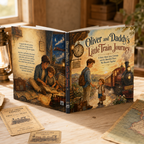 Personalized Train Adventure Book for Kids – Custom Daddy & Child Storybook