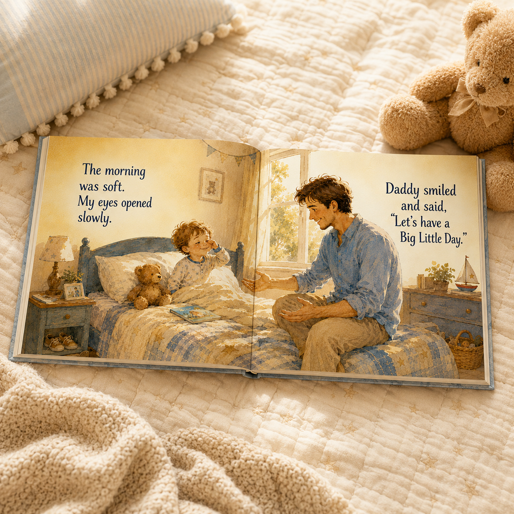 Personalized Daddy and Child Story Book – Custom Name Father & Child Keepsake Gift