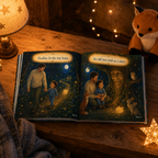 Personalized Magical Forest Adventure Book for Kids – Custom Daddy & Child Storybook