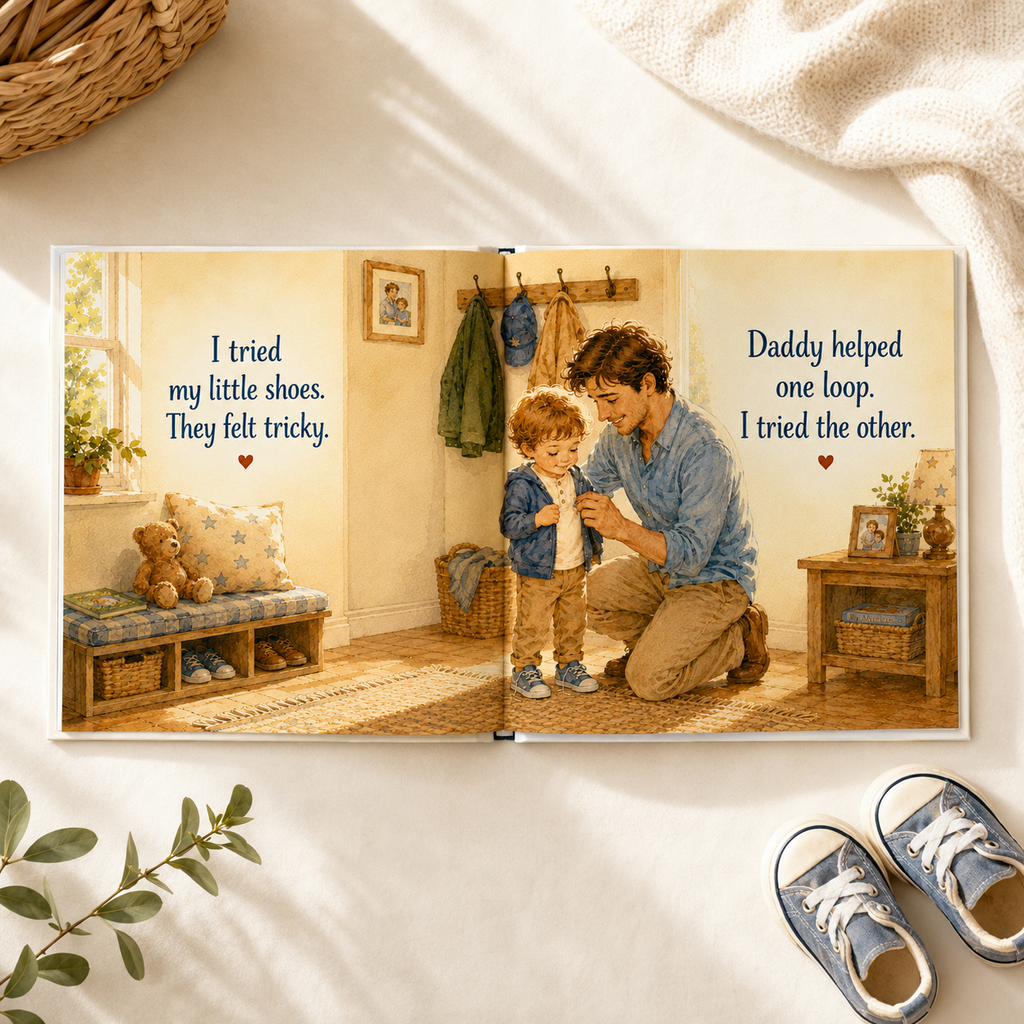 Personalized Daddy and Child Story Book – Custom Name Father & Child Keepsake Gift