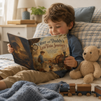 Personalized Train Adventure Book for Kids – Custom Daddy & Child Storybook