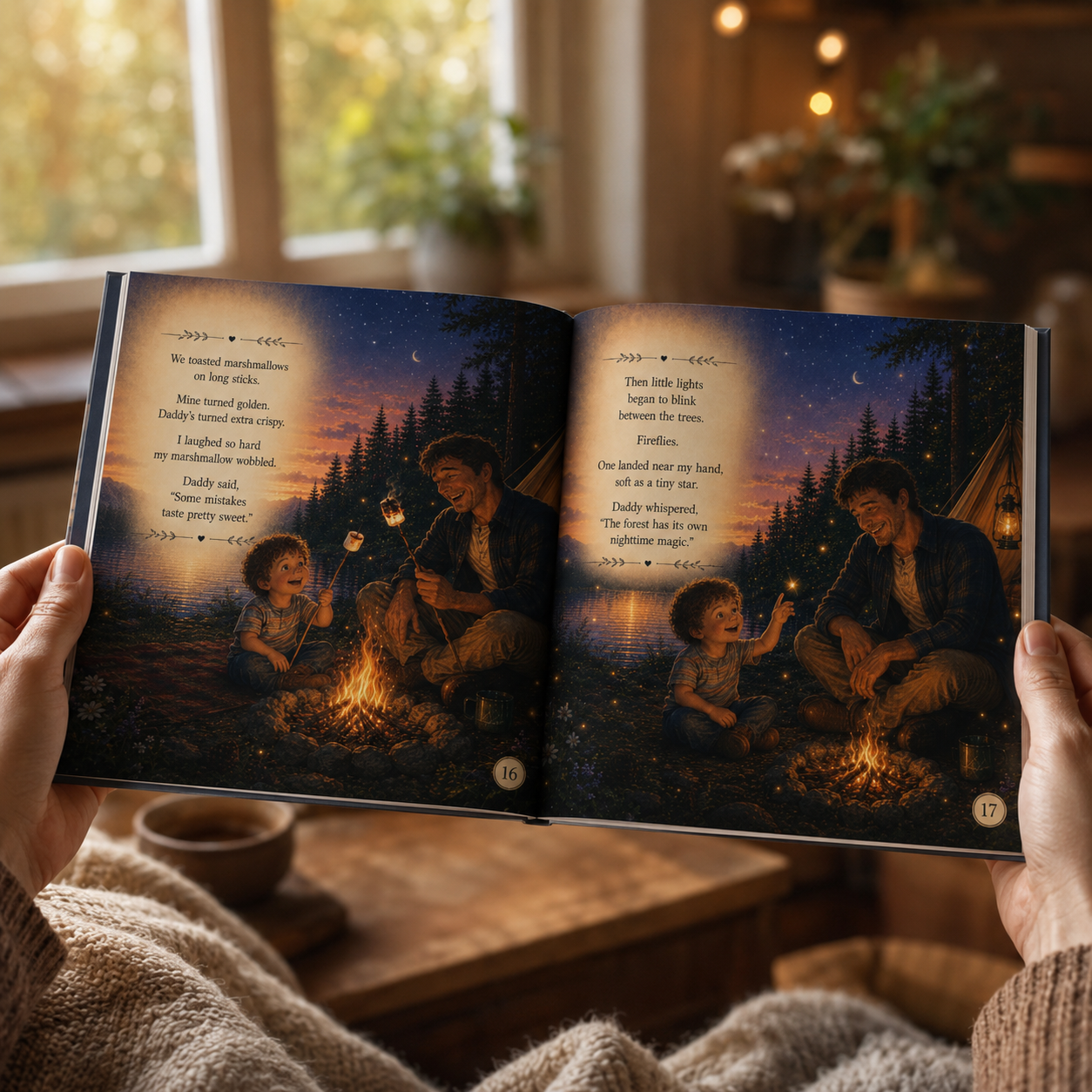 Personalized Camping Adventure Book for Kids – Custom Daddy & Child Storybook
