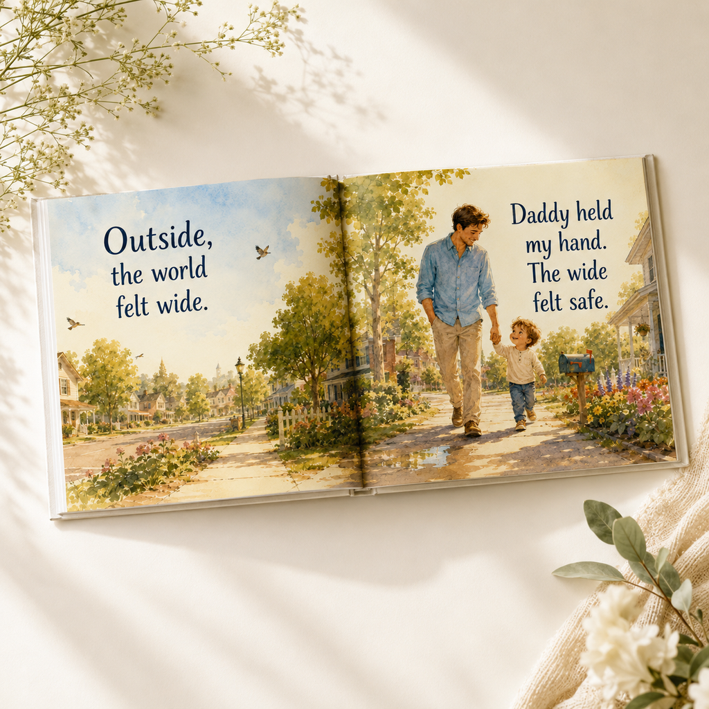Personalized Daddy and Child Story Book – Custom Name Father & Child Keepsake Gift