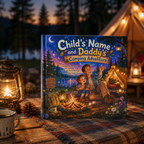 Personalized Camping Adventure Book for Kids – Custom Daddy & Child Storybook