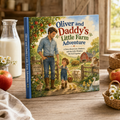 Personalized Farm Adventure Book for Kids – Custom Daddy and Child Storybook
